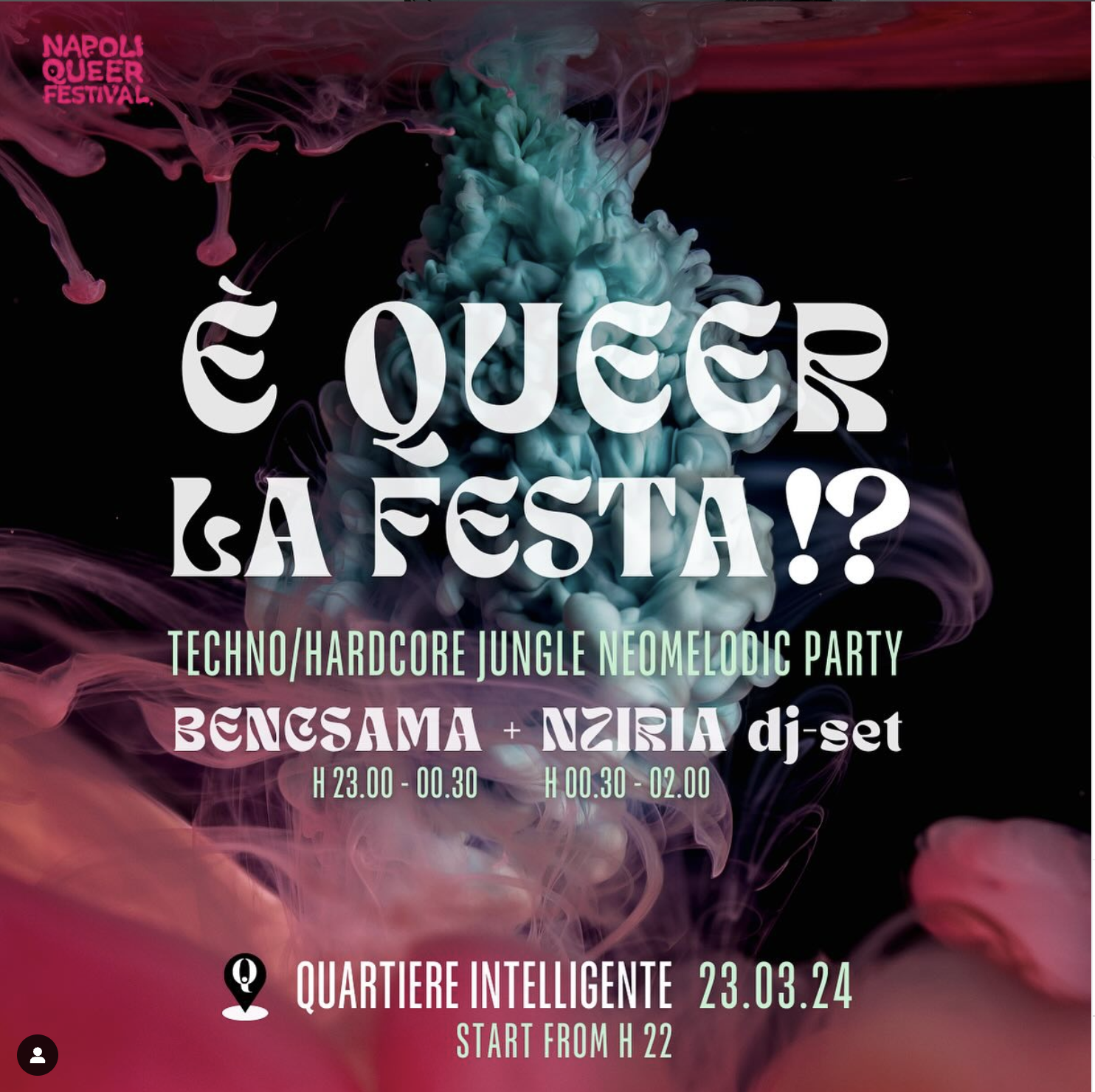 Scopri di più sull'articolo È QUEER LA FESTA? – FINAL PARTY DEL NAPOLI QUEER FESTIVAL