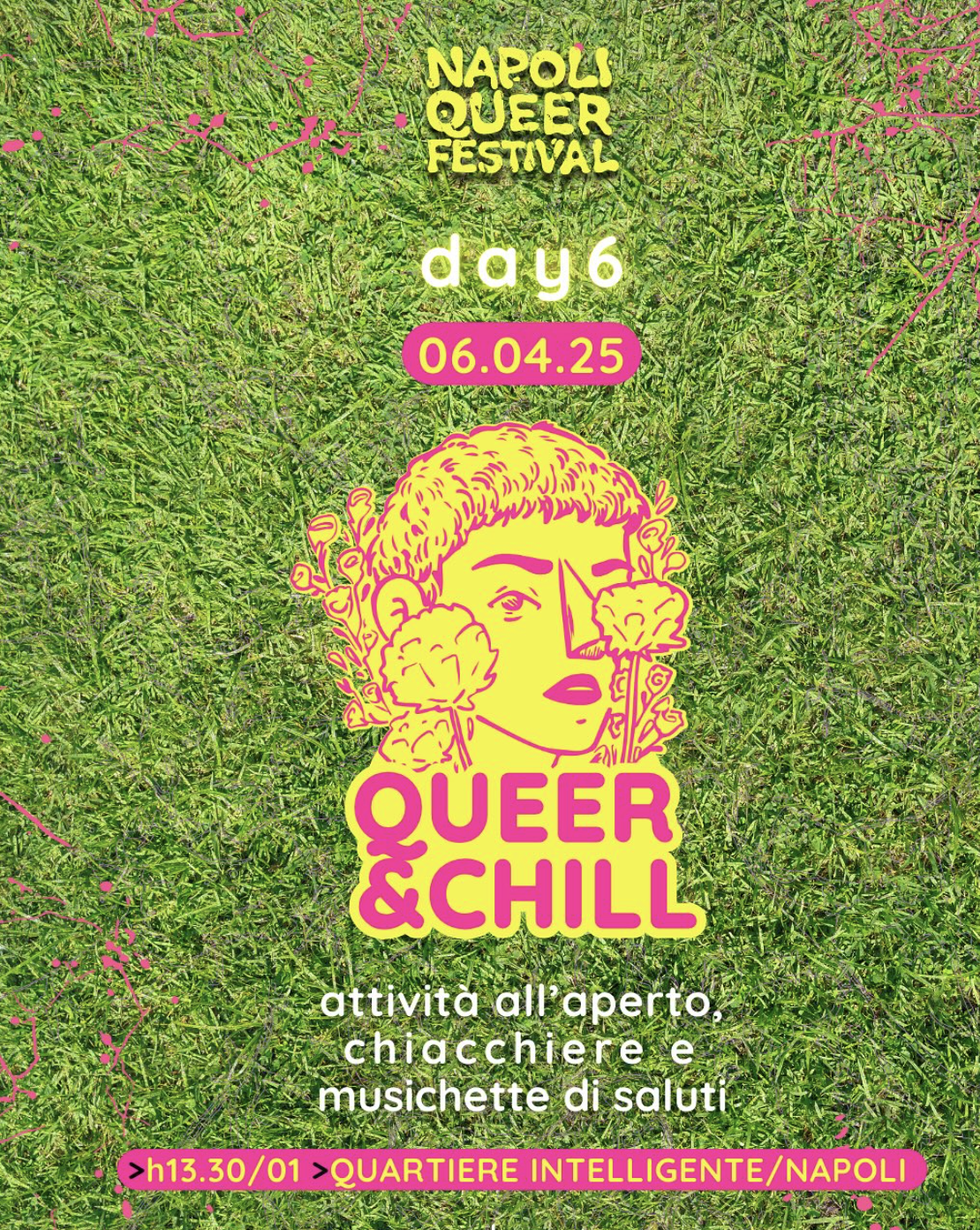 Scopri di più sull'articolo QUEER & CHILL – NAPOLI QUEER FESTIVAL 2025